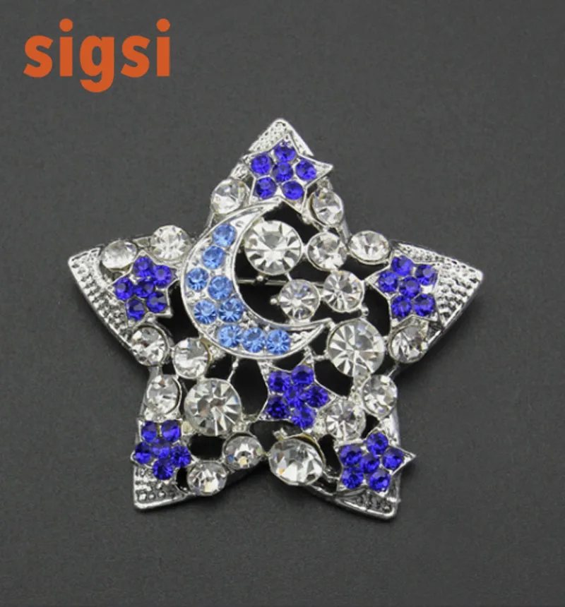 100 pcs Moda jóias brilhantes pinos broche