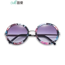 INMAN новые летние праздничные путешествия модные цветные очки круглые линзы смешанные солнцезащитные очки для женщин