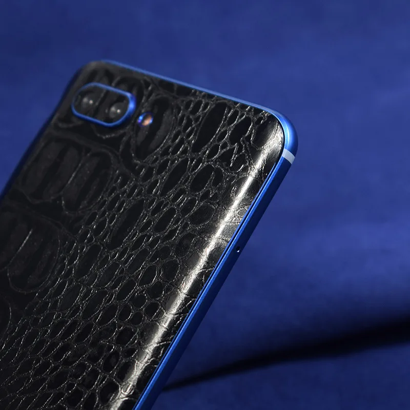 Декоративная задняя крышка из крокодиловой змеиной кожи для huawei Honor 10 Lite Защитная