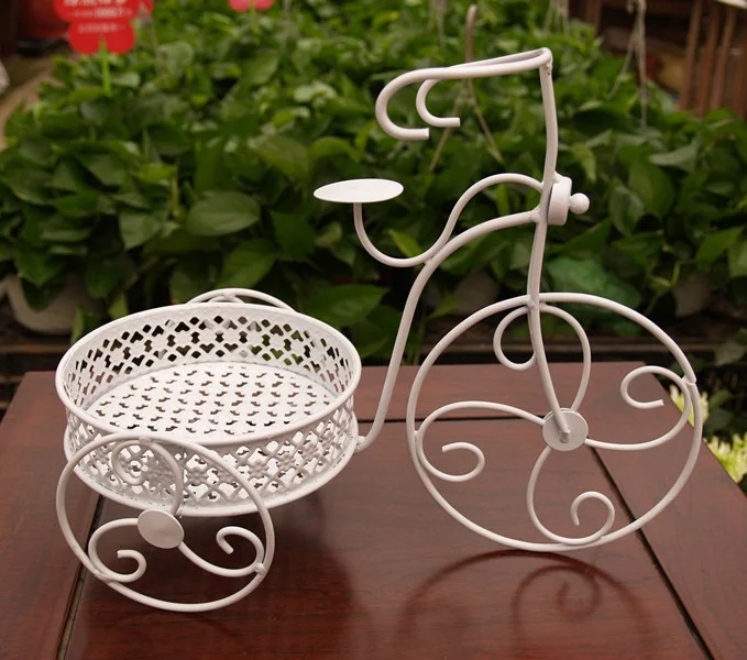 

Antique Resemble Iron Art Tricycle Model Storage Organizer Tray Decorative Craft Embellishment Ornament for Fruits and Sundries