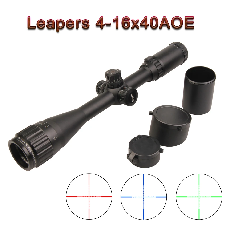 LEAPERS 4 16X40 прицел тактический Optische Richtkijker Rood Groen Nl Blauw Dot Sight Verlichte Retische For a