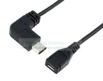 

Reversible Right Angled 90 Degree USB 3.1 Type C Male to Micro USB 2.0 Female Data Cable/Free DHL Shipping/100PCS