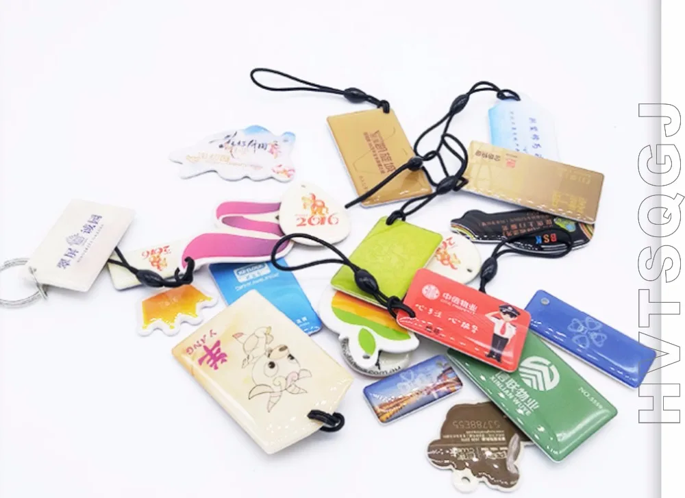 2000 шт 504 байт бирка NFC из эпоксидной смолы с частотой 13,56 МГц может поставить NFC 215 чип внутри