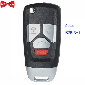 

5pcs KEYDIY B26-3+1 Universal Remote Control Key B-Series for KD900 KD900+ URG200 KD-X2