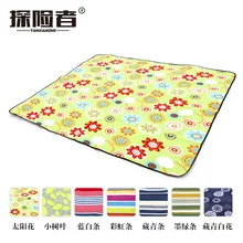 Открытый влагостойкий коврик Флокирование Кемпинг замша поставки большой утолщенный коврик для пикника