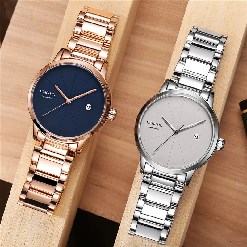 OCHSTIN الفاخرة العلامة التجارية الأزياء الرياضية ساعات آلية الرجال التلقائي الرجال الساعات Horloges Mannen reloj hombre الذكور ساعة