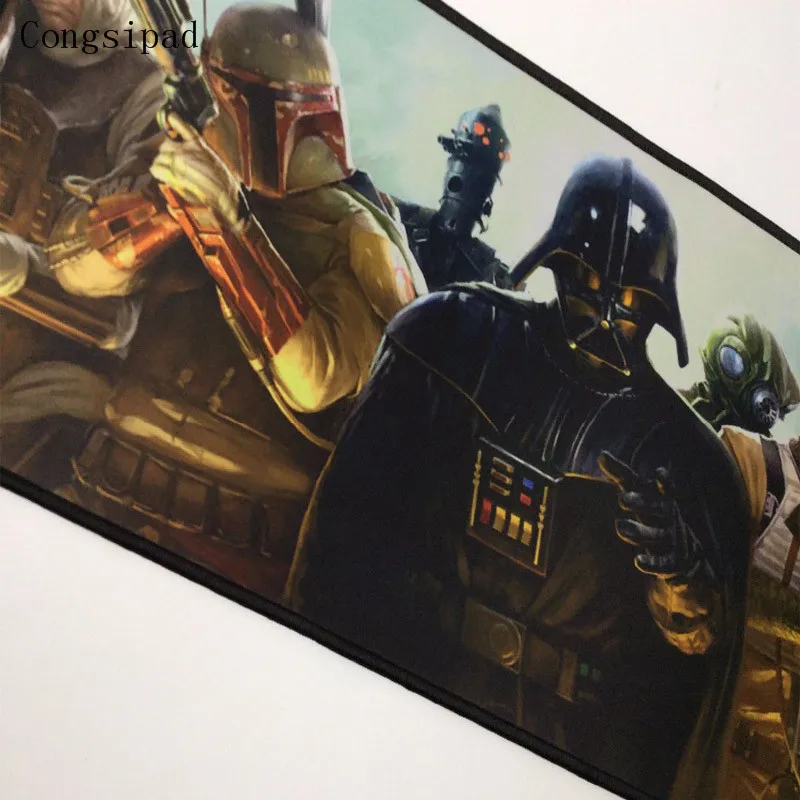  Congsipad Shop Locking Edge Mouse Keyboards Star Wars Mat for League of Legend Mouse Pad Keyboard M