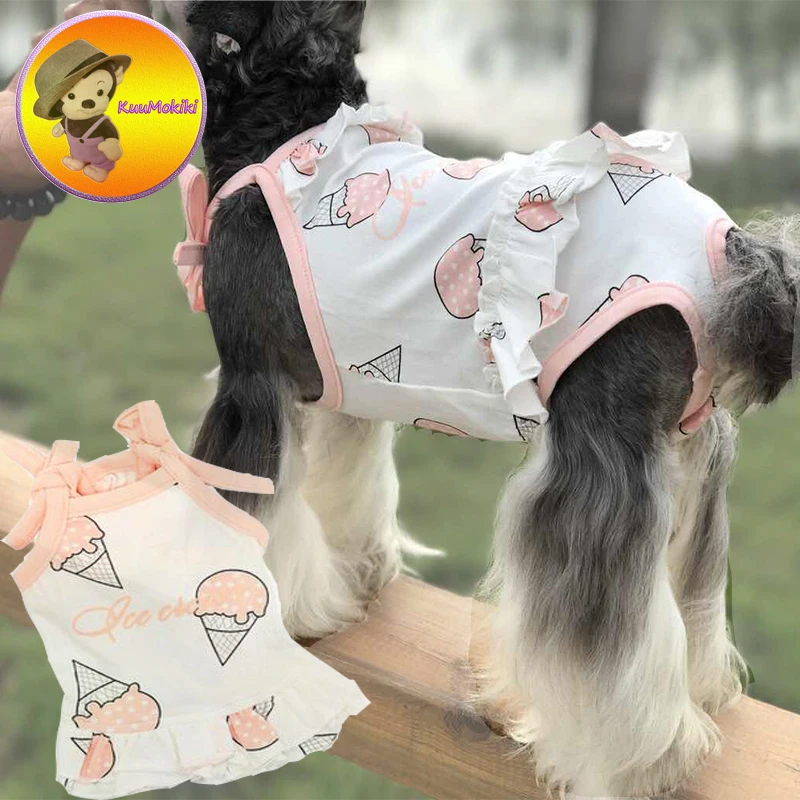 Personalize Design Spring Summer Dog Dress Dresses Pet Bikini dogs