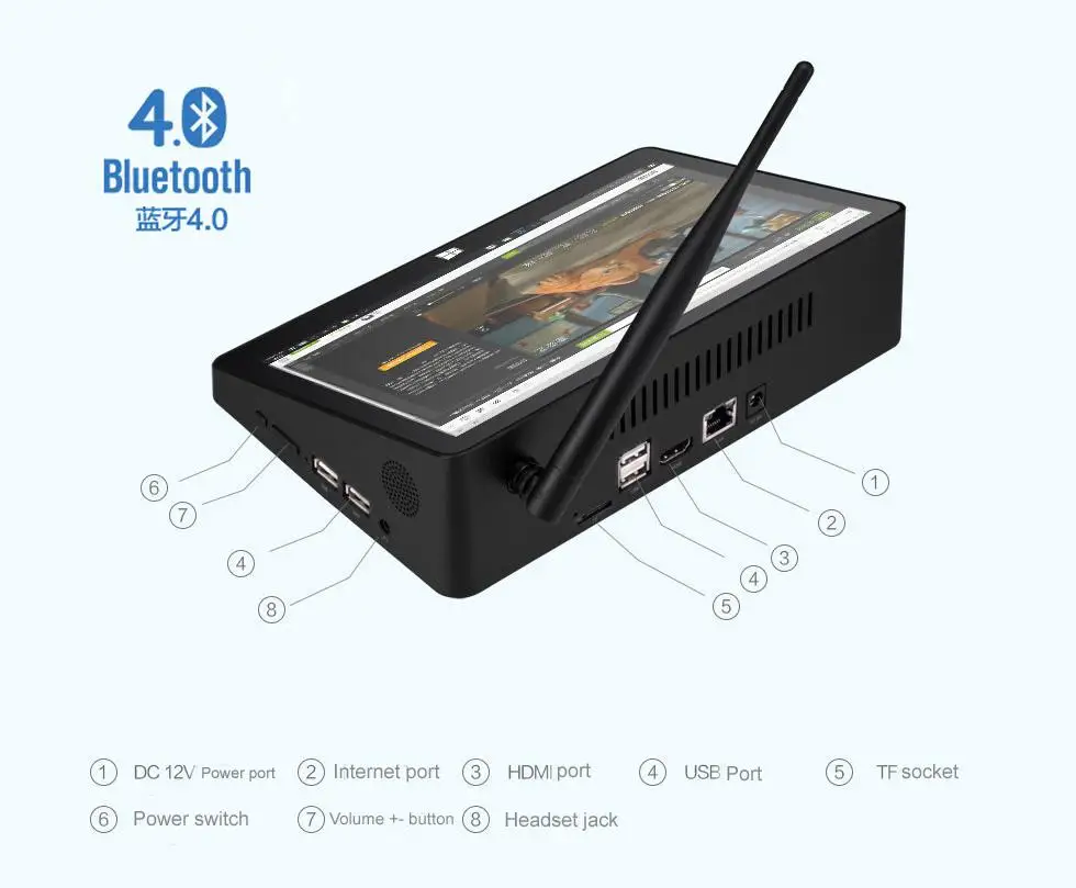 PIPO X9 Mini PC Windows10 Android4.4 smart tv box 2g ram 32 g ssd