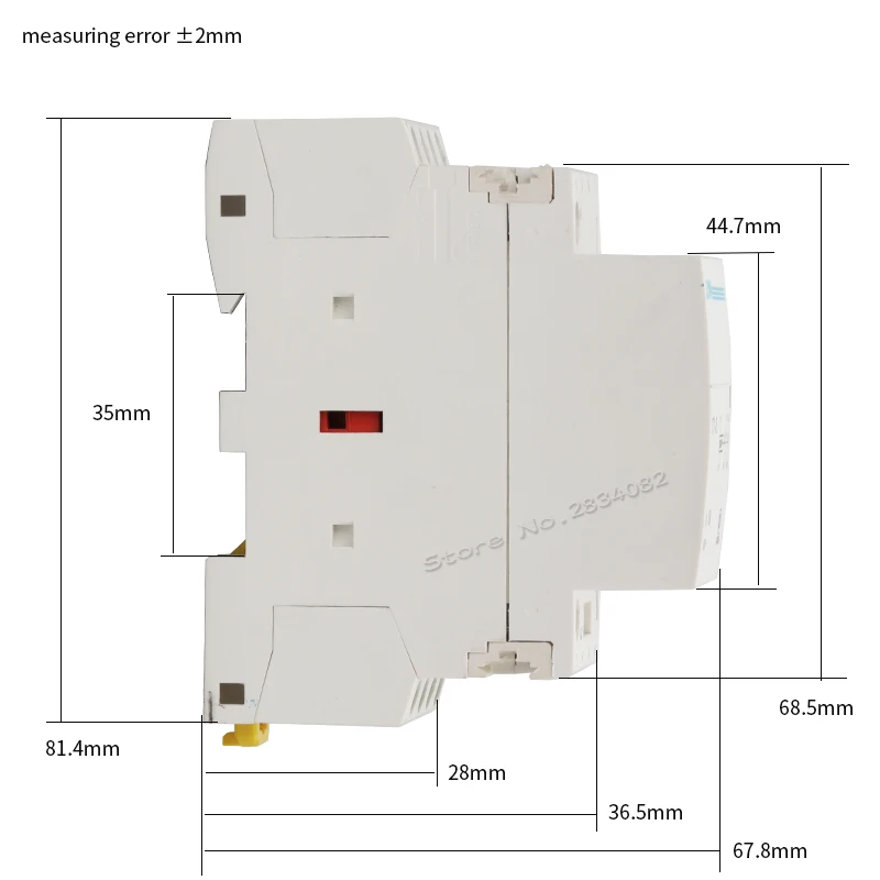 4P контактор переменного тока 25A бытовой контактор 220V 240V 400V~ 4NO 4NC 2NO2NC 50/60 Гц 35 мм din rail CT1-25 нового типа