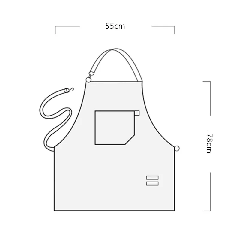 Вареный брезентовый фартук бариста бармен пекарь шеф-повар Питание Униформа флорист плотник татуировки художник садовник Рабочая одежда