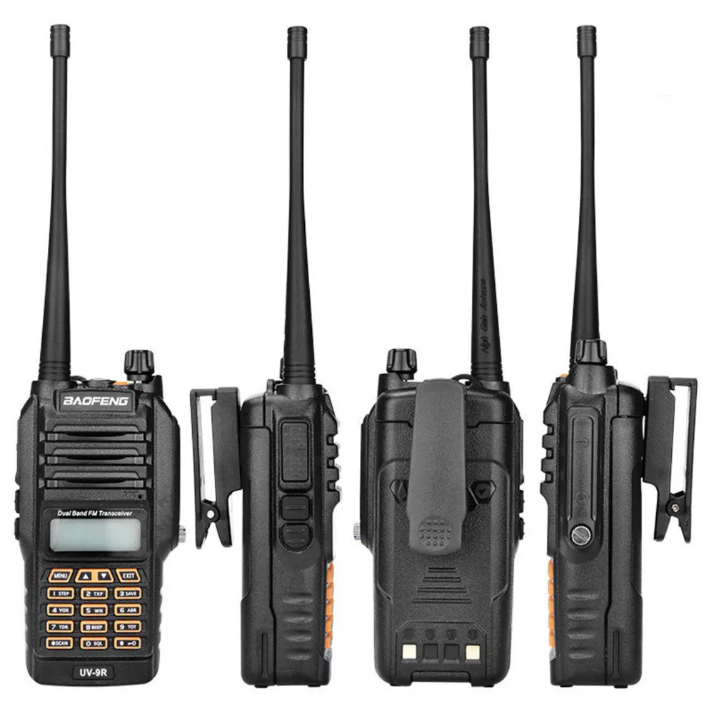 

BF-UV9R Walkie Talkie XJ-94 Baofeng Waterproof UV Dual Band Radio Antenna Manual Frequency Modulation Receiver Walkie-talkie