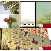 Одностороннее отражающее зеркало изоляционная оконная Пленка стеклянная наклейка Жилые коммерческие декоративные пленки для автомобиля офиса 6" x100ft