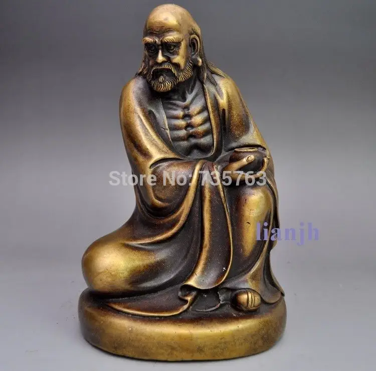 xiuli 00716 Chinese Bronze Buddhism Arhat Damo Bodhidharma Dharma