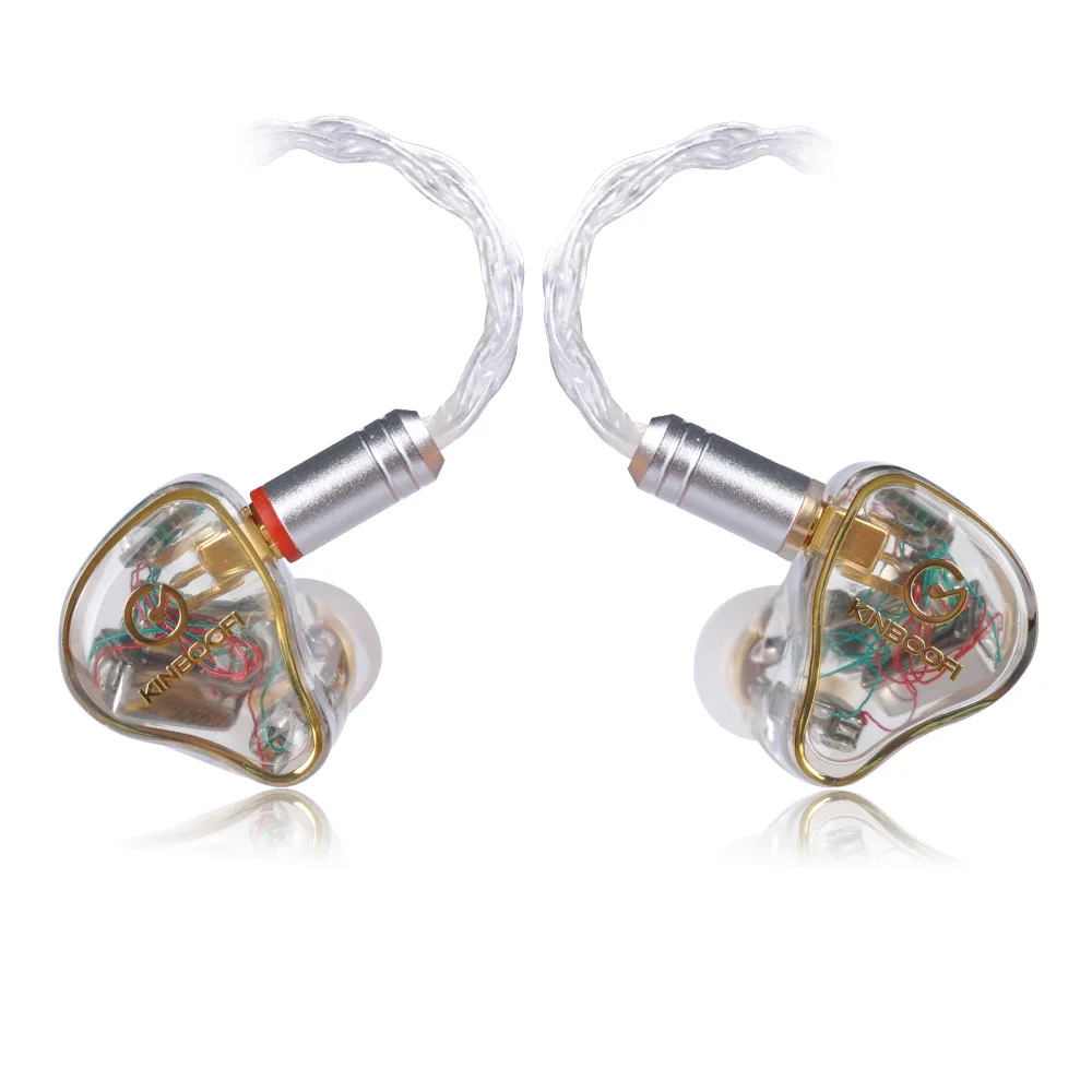 

Yinyoo KINBOOFI MK5 5BA Balanced Armature In Ear Earphone HIFI Monitoring Earphone Headplug MMCX Cable with Cooper Wire