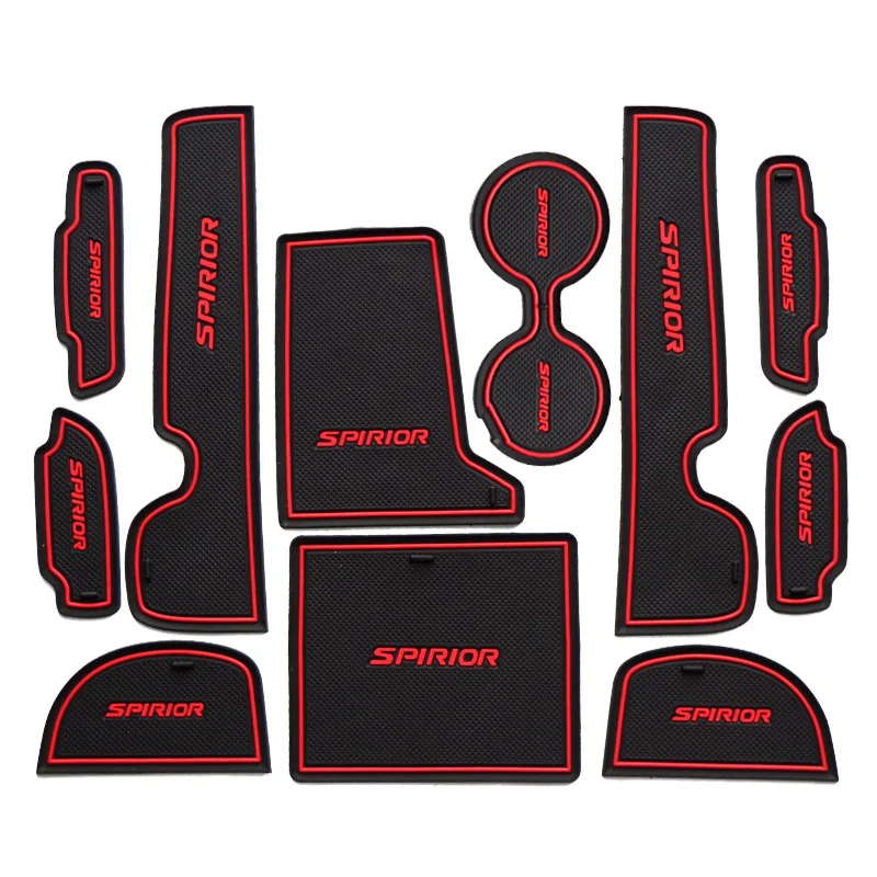 

11Pcs Lot Car Interior Upholstery For Honda Spirior Rubber Mat Car Accessories Non-Slip Mat Auto Accessories Interior