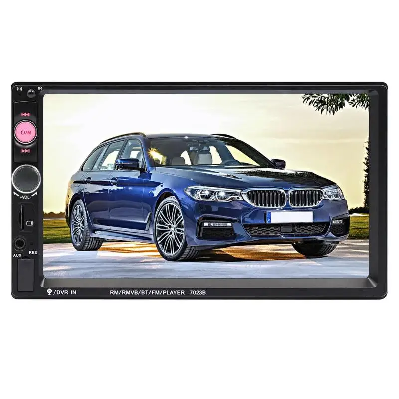 

7023B Double DIN Bluetooth Car Stereo USB Radio Receiver In Dash Head Unit