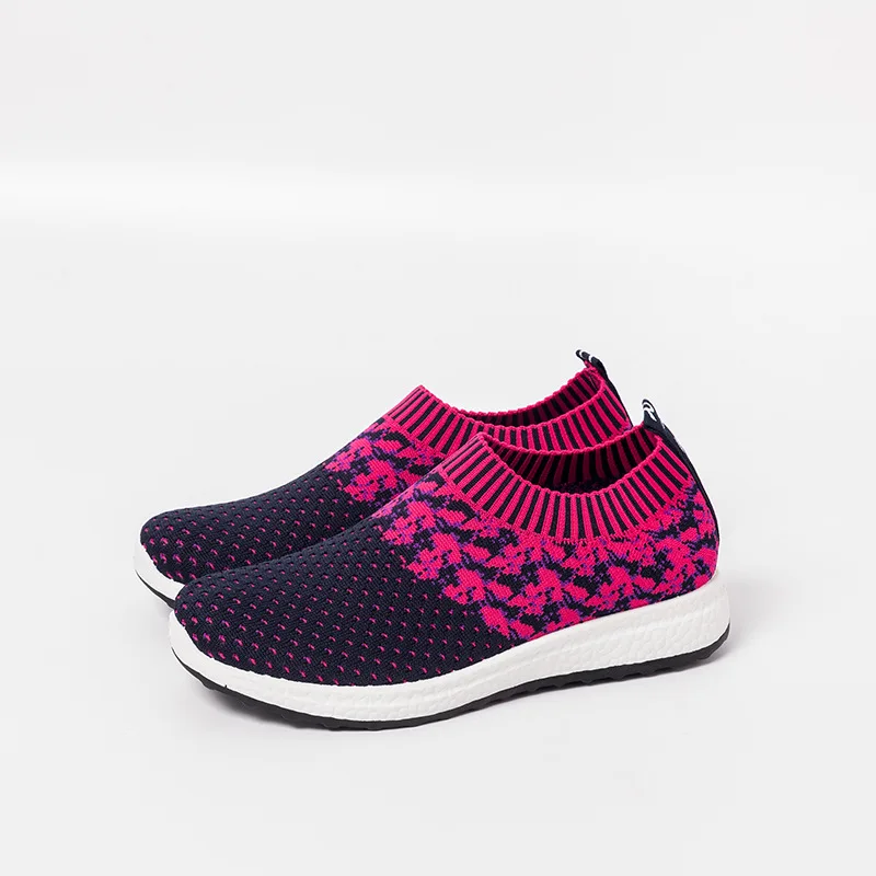 

Mixed Colors Women Spring Summer Sneakers Fashion Sock Shoes Female Vulcanized Shoes Casual Slip On Flats Tenis Feminino
