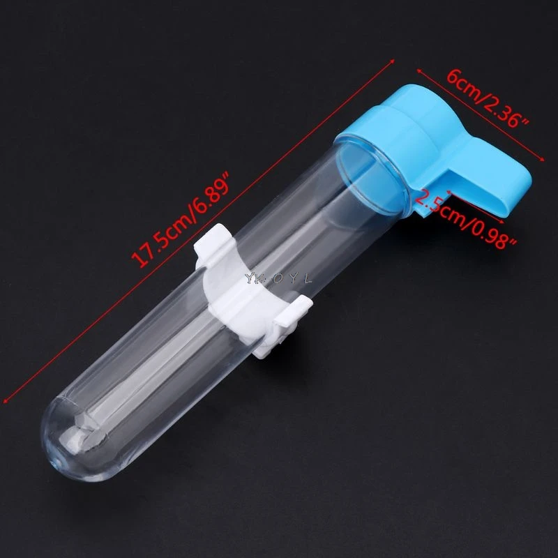 Bird Water Dispenser for Cage Automatic Parrot Waterer No Mess Parakeet Feeder Hanging Plastic Food Container
