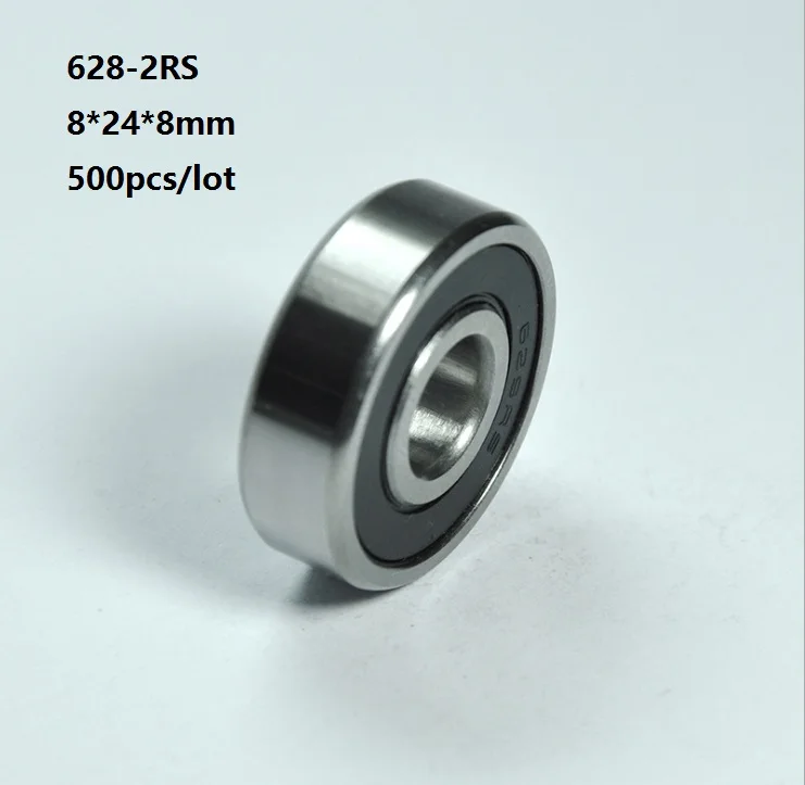 20pcs 628-2RS 628RS 628 RS 2RS 8x24x8mm Rubber Sealed Deep Groove Ball Bearing 