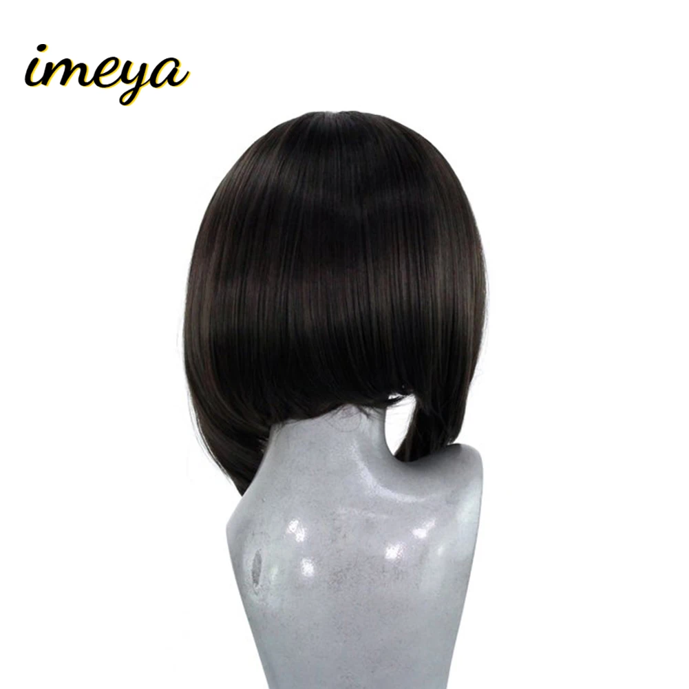 Imeya блонд цвет короткий Боб синтетические волосы на кружеве парики с боковой частью термостойкие парики для женщин