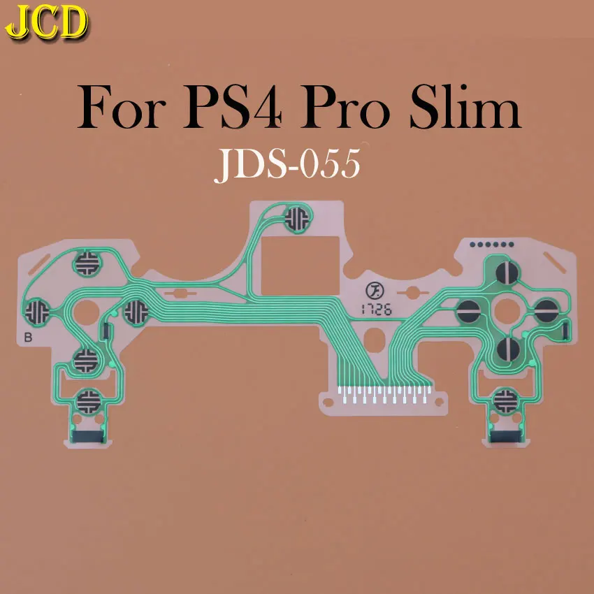 JCD 1 шт. кнопки ленточная печатная плата для Dualshock 4 PS4 Pro Slim JDM-001 JDS 055 проводящая пленка для контроллера пленочная клавиатура гибкий кабель - Цвет: JDS-055