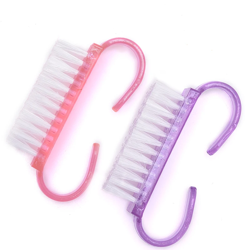 

Nail Cleaning Nail Brush Tools File Nail Pedicure Soft Art Care ManicureRemove Dust Small Angle Clean For Nail Makeup Top