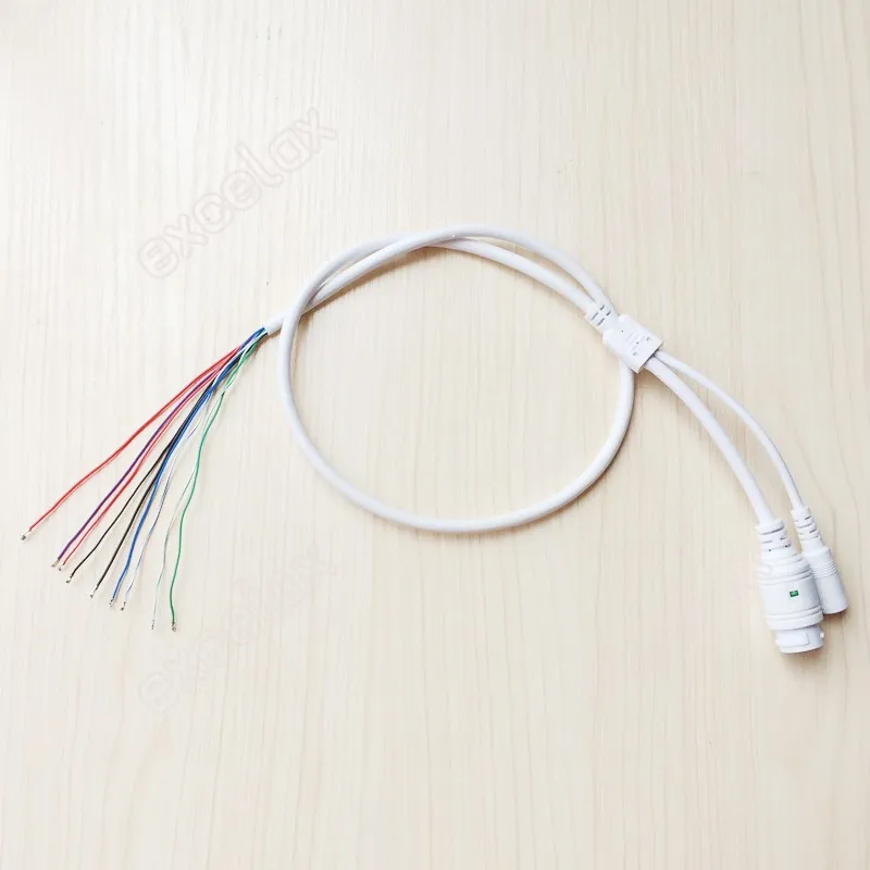 80cm 9P IP camera POE pigtail with waterproof kit_20160813 (40)2