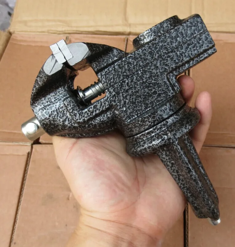 

74mm small table vise small iron DIY 360 degree rotation