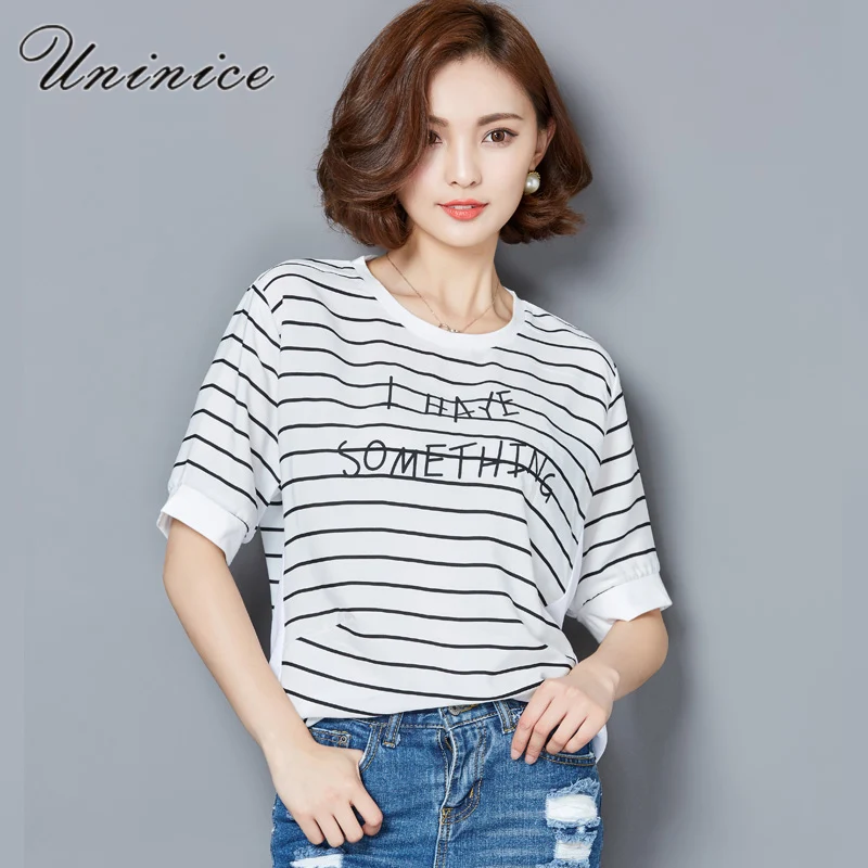 striped t shirt women's outfit