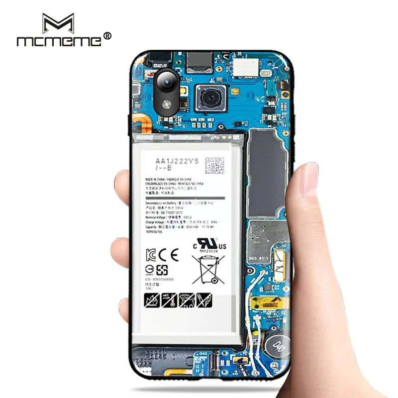 

For ZTE Blade L8 Case Cover Pretty interesting battery painting Silicone soft TPU Back Cover For ZTE Blade A3 2019 Bag shell