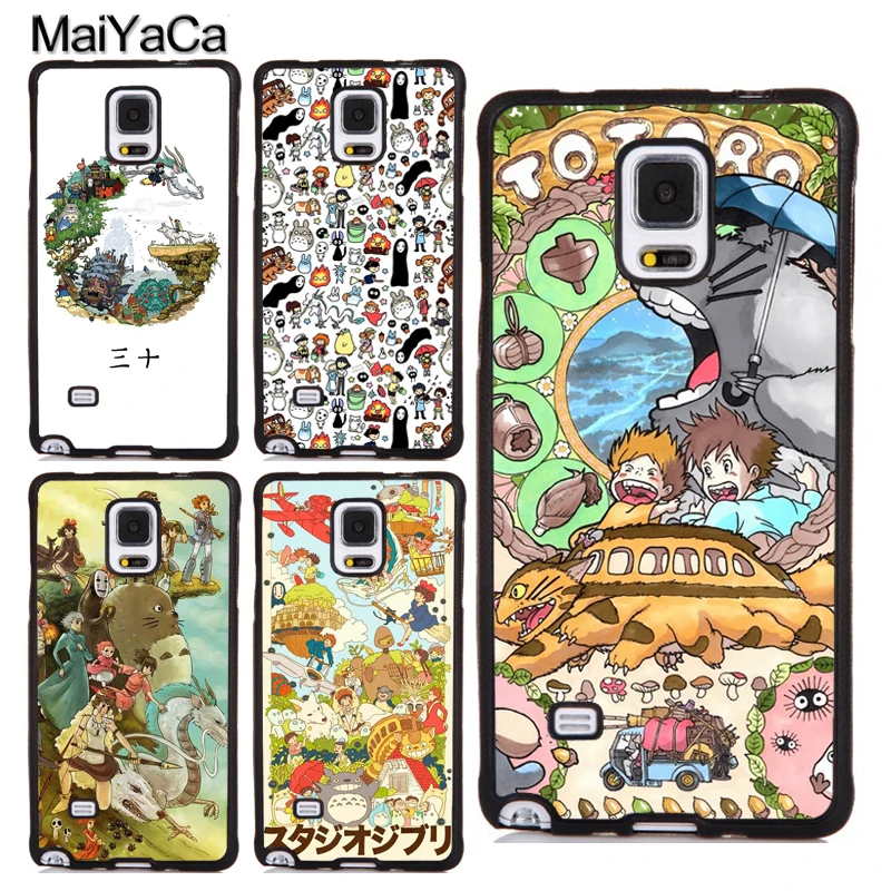 

MaiYaCa Cartoon Studio Ghibli Totoro Case Coque For Samsung Galaxy Note 9 8 S4 S5 S6 S7 Edge S8 S9 S10 Plus Lite TPU Phone Case