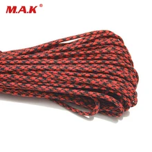 Темный Цвета 550 Паракорд 25/50/100 средства ухода за кожей стоп парашютный шнур шнурки III 7 нитей для кемпинга на открытом воздухе Альпинизм