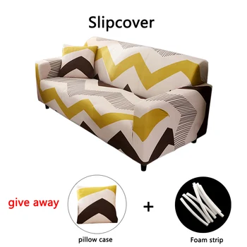 

Universal Spandex Elastic Sofa Cover 2 and 3 Seat Slipcover Geometric Protector Stretch Loveseat Armchair Couch Case Living Room