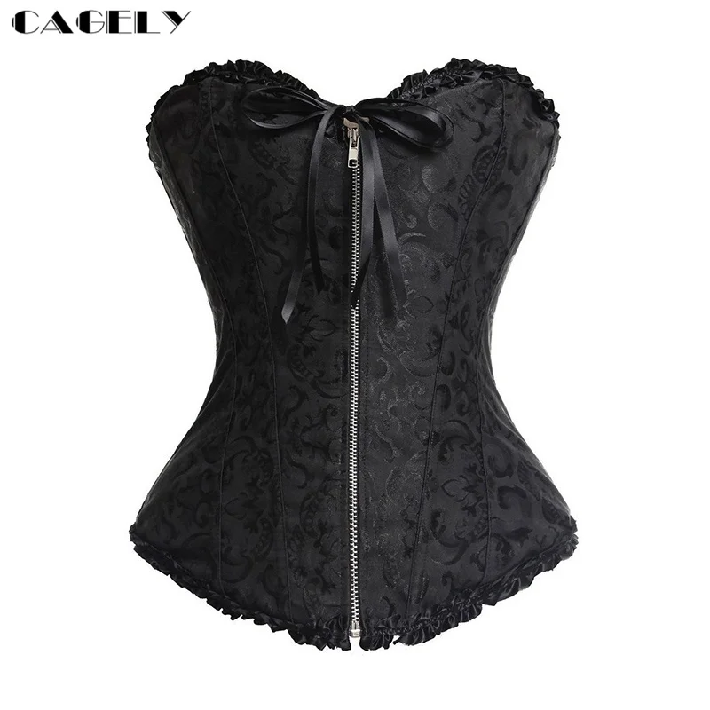 Black Steampunk Corset