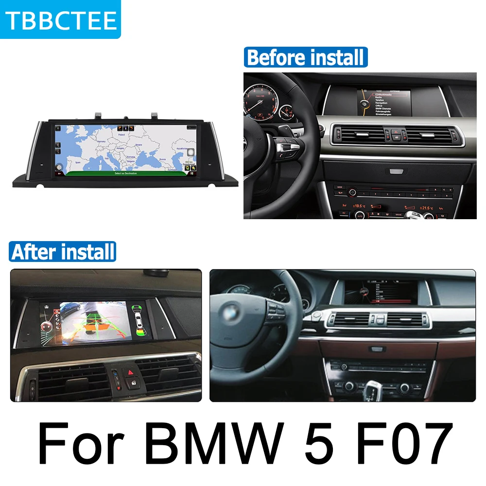 Sale For BMW 5 Series F07 GT 2013~2017 NBT Android Car DVD Navi Map Player Audio Stereo HD Touch Screen all in one WIFI 3