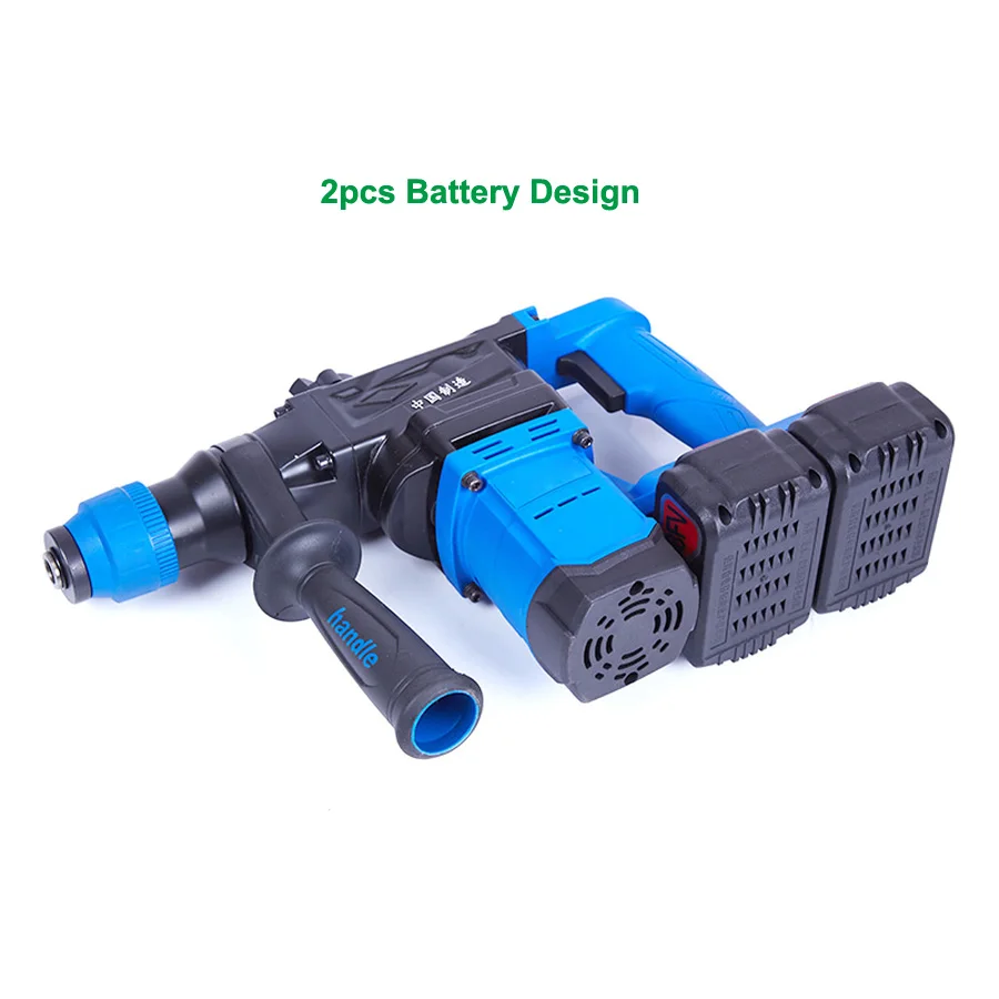 Waterproof Brushless Cordless Lithium Batter Electric Heavy Hammer Drill-015