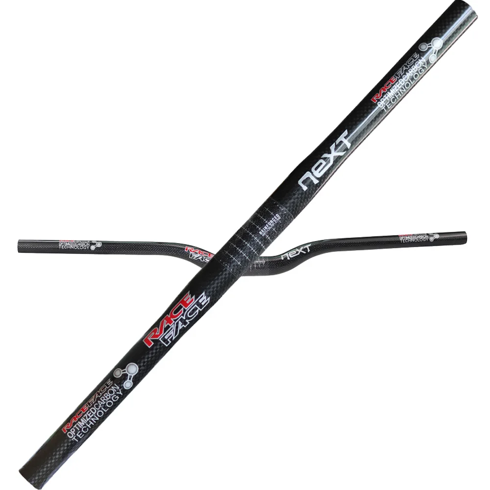 

Race Face NEXT 3K Gloss Finish Carbon MTB Riser Handlebar Children Flat Carbon 25.4mm Bar For Kids