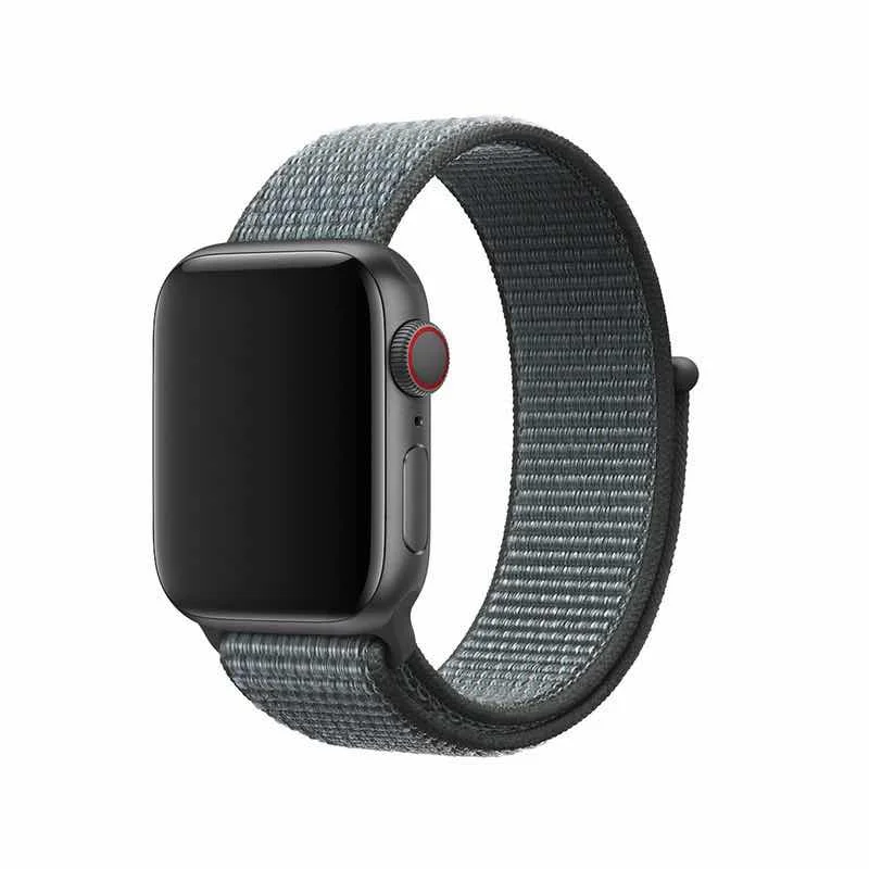 Спортивная петля для Apple Watch band 44 мм 42 мм 40 мм 38 мм ремешок для iwatchseries 5 - Цвет ремешка: stormy gray