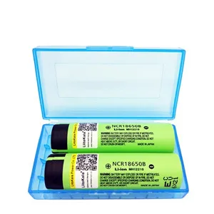 

5PCS 2017 liitokala original NCR18650B 3.7V 3400 mah 18650 3400mah for rechargeable lithium battery+BOX