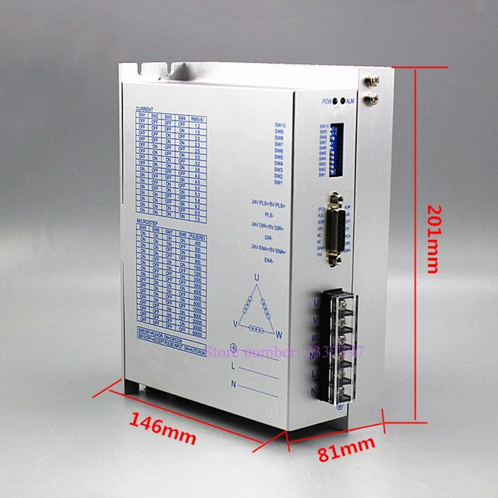 Hybird Servo 3 фазы Nema 43 шаговый двигатель комплект 12н. М 4.3A 110 мм шаговый двигатель 110BYG350B и AC110V/220 В цифровой мотор драйвер HB3722S