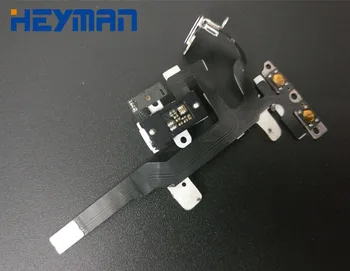 

Sound button Flat Cable for Apple iPhone 4S Replacement parts(headphone connector,sound button,black,with components)