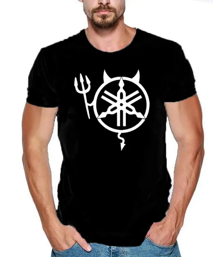 

2019 Latest Funny Men T Shirt Summer YAMAHA motorcycle men short sleeve T-shirt 100% cotton Suzuki tshirt