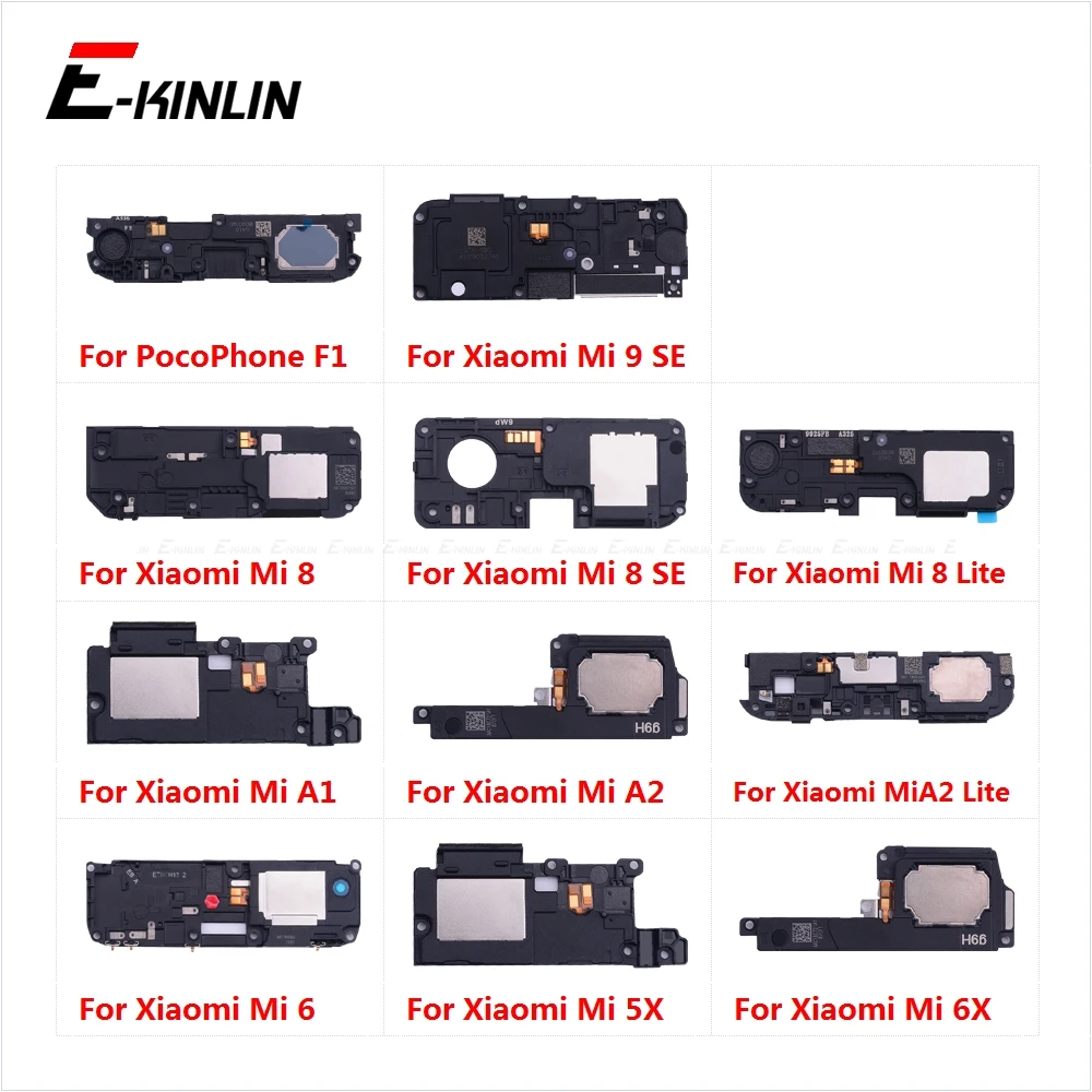 Громкий Динамик звук зуммера для XiaoMi PocoPhone F1 Mi A2 A1 9 8 SE Lite 6 6X 5X громкоговоритель Flex кабель Рингер Запчасти