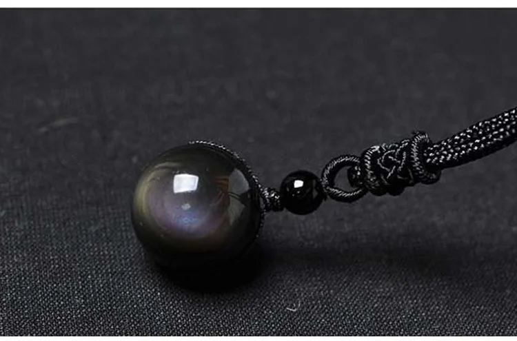 Black-Obsidian-Rainbow-Eye-Beads-Ball-Necklace_04