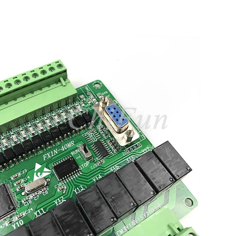 Плата промышленного управления PLC FX1N 40MR С 485 режимами MODBUS RTU 24 входа 16 релейных