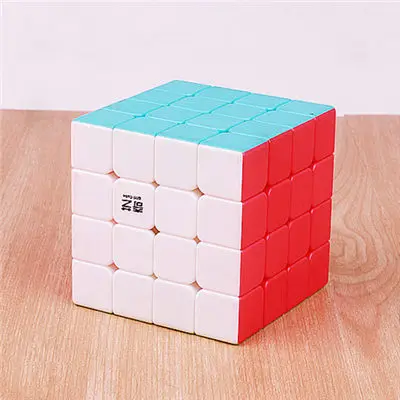 QIYI warrior 3x3x3 4x4x4 5x5x5 Волшебные кубики, детские игрушки, скоростные пазлы, куб, обучающая наклейка, меньше магических игрушек, карманный куб 2x2x2 - Цвет: 4 layer