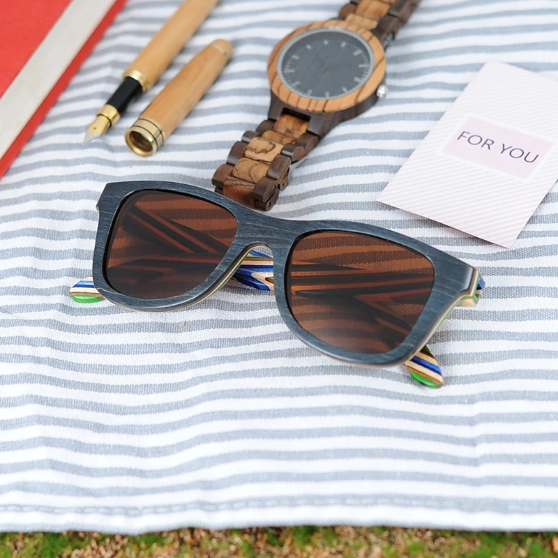 Colorful Wooden Sunglasses (4)