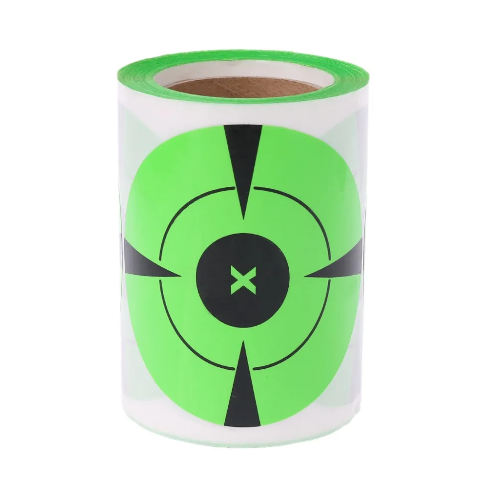

125Pcs 3Inch Adhesive Shooting Target Bullseye Round Splatter Sticker Shoot Exercises Accessories