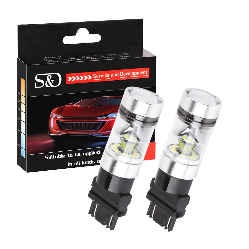 Buy S&D H8 H11 9006 HB4LED Bulbs 3157 7443 1156 BA15S